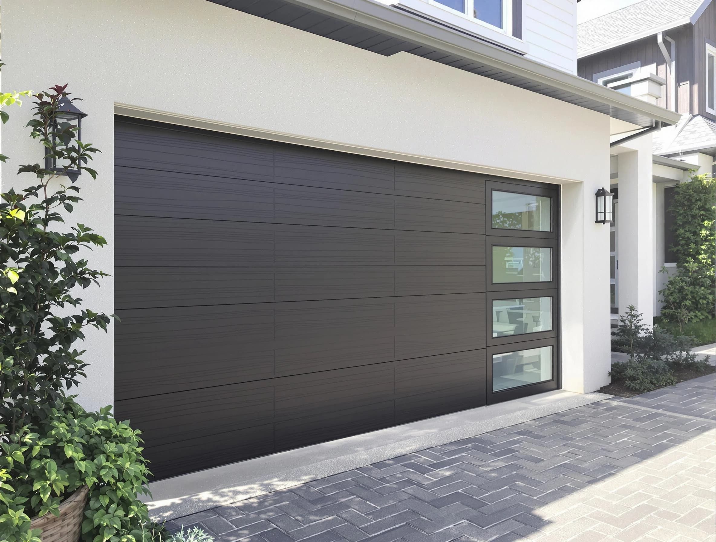 Custom garage door installation by Los Lunas Garage Door Repair in Los Lunas