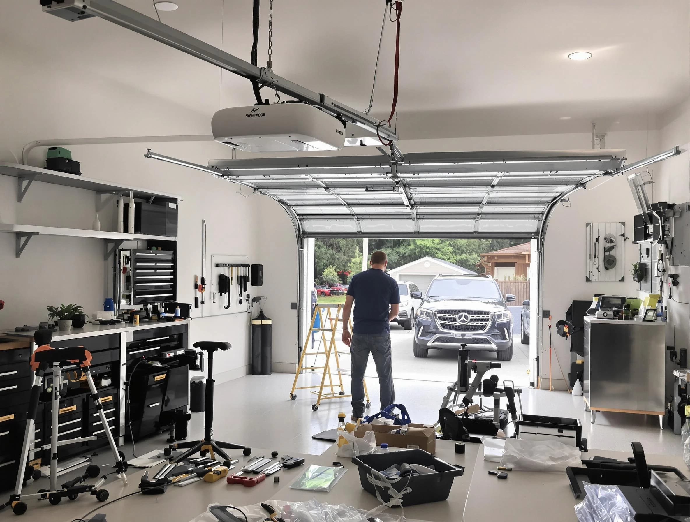Garage door opener installation by Los Lunas Garage Door Repair in Los Lunas