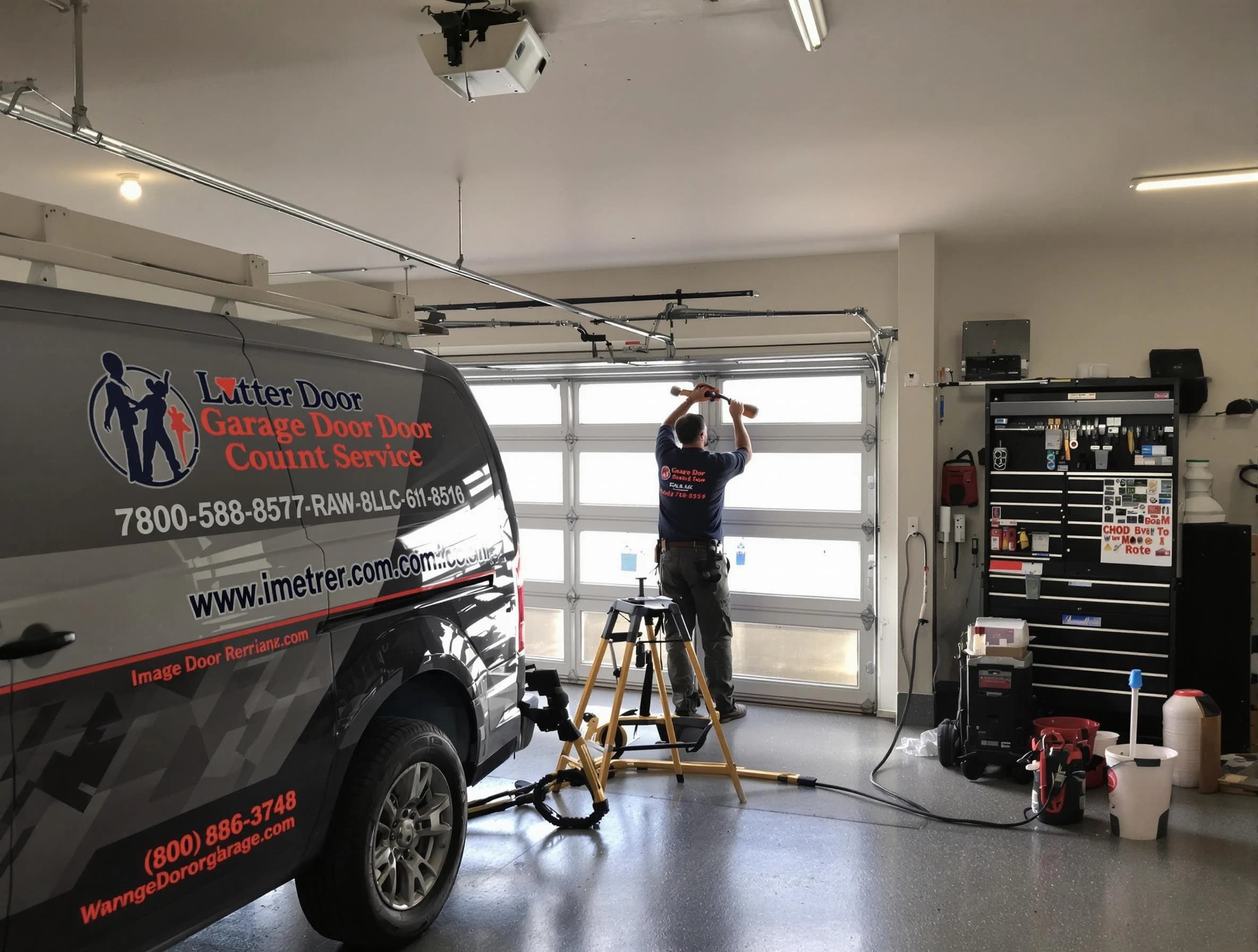 Los Lunas Garage Door Repair rapid response team performing same-day repair in Los Lunas