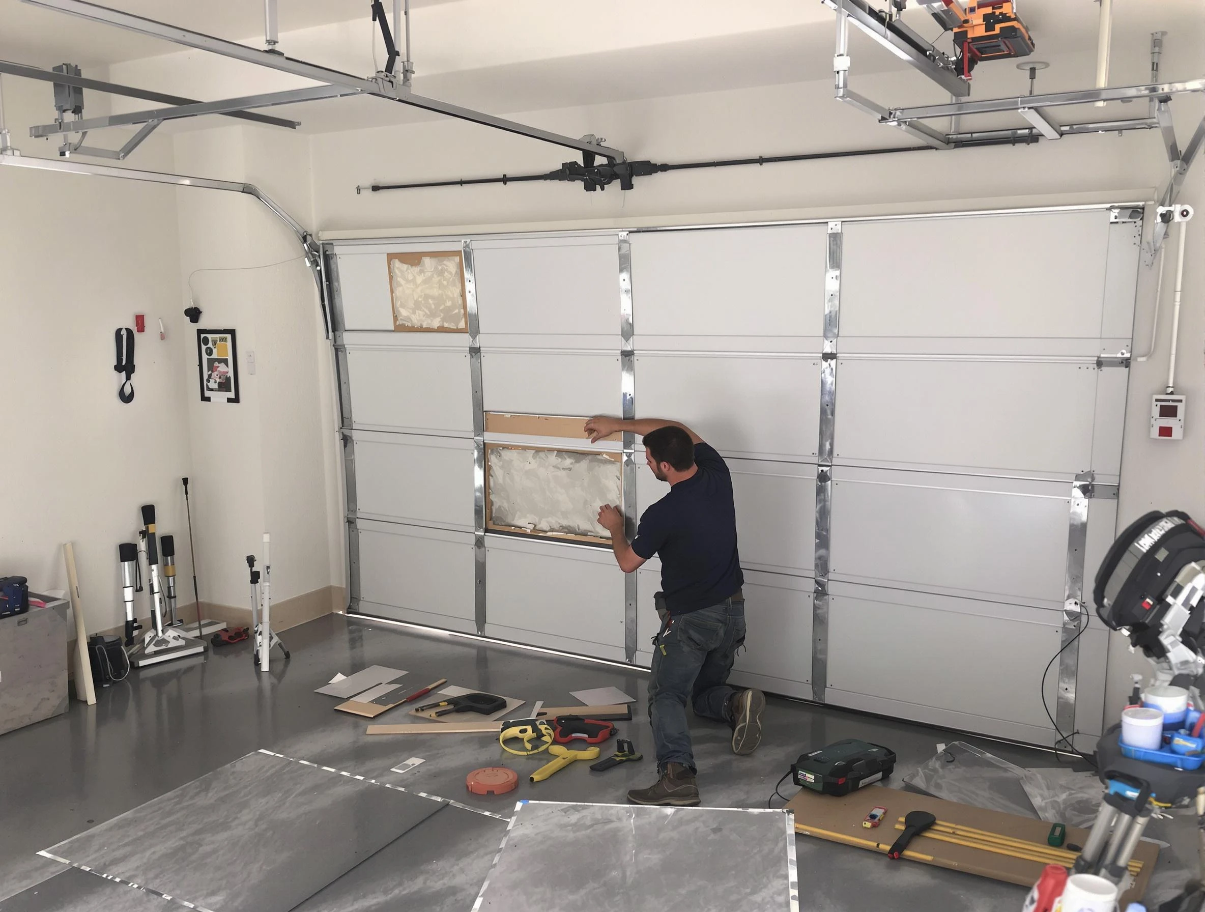 Garage Door Panel Repair in Los Lunas