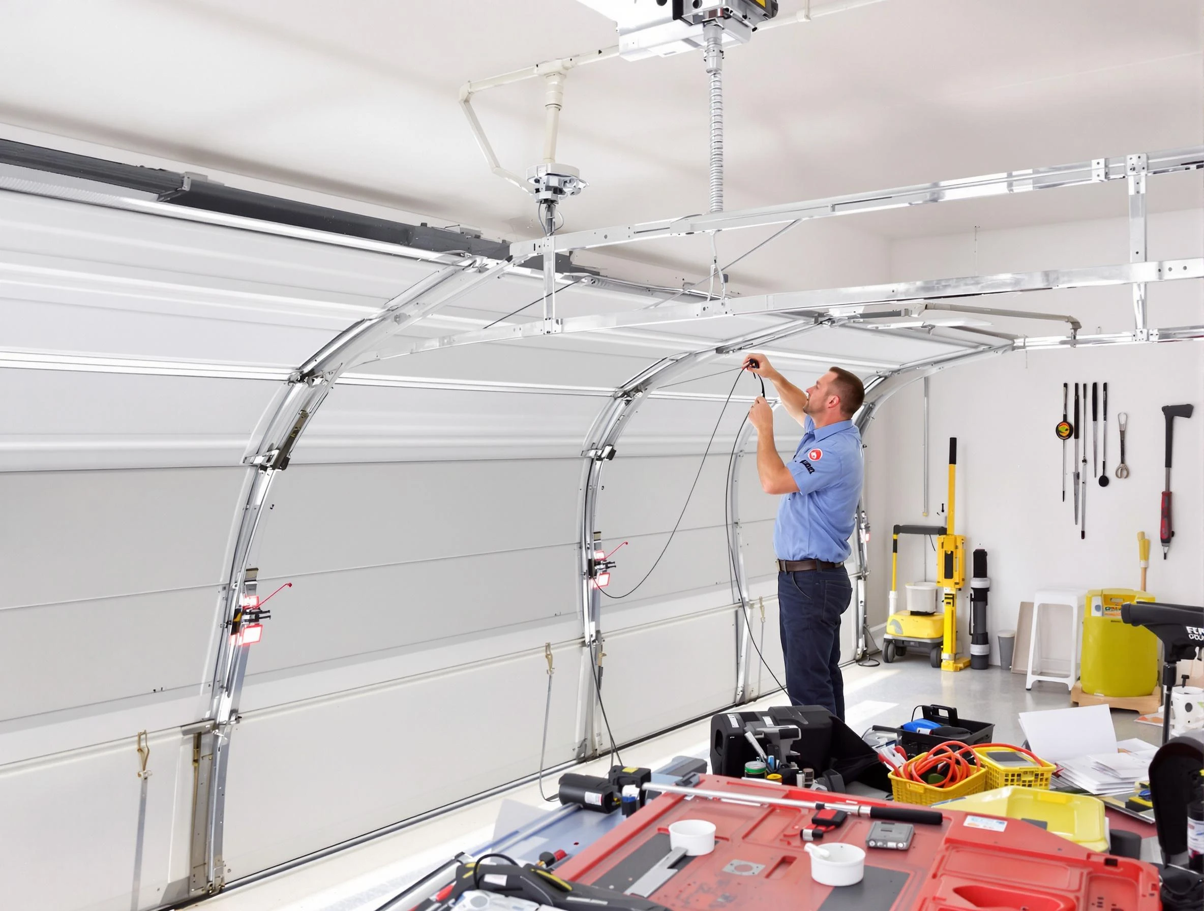 Garage door cable repair service by Los Lunas Garage Door Repair in Los Lunas
