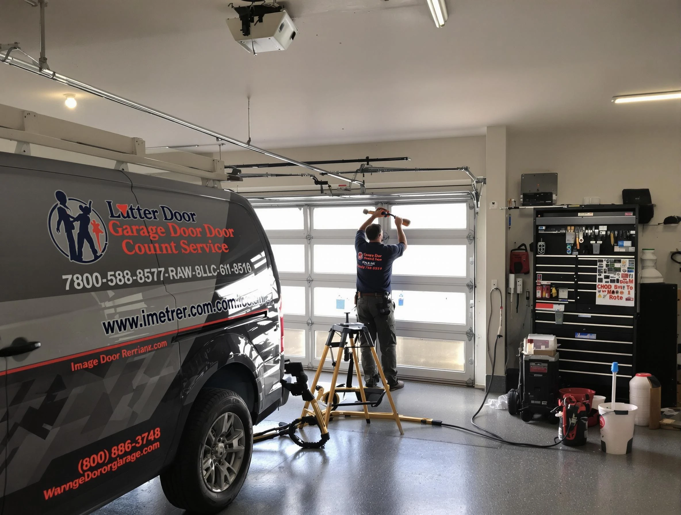 Los Lunas Garage Door Repair rapid response team performing same-day repair in Los Lunas